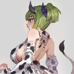 This is a pixiv picture whose title is うし2.