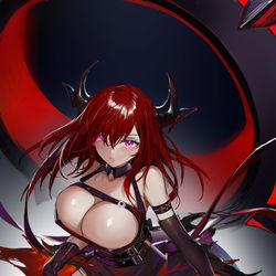 This is a pixiv picture whose title is Surtr.