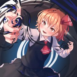 This is a pixiv picture whose title is ルーミア.