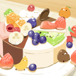 This is a pixiv picture whose title is ケーキアソート.