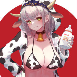 This is a pixiv picture whose title is 牛団長.