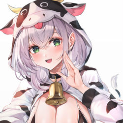 This is a pixiv picture whose title is ﾉｴﾙﾁｬﾝ(牛).