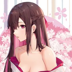 This is a pixiv picture whose title is 和服少女.