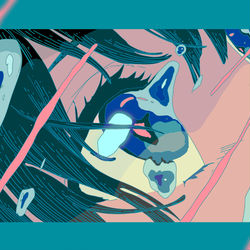 This is a pixiv picture whose title is 👁.