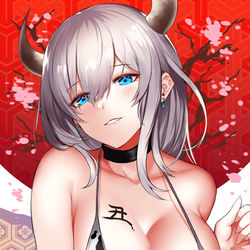 This is a pixiv picture whose title is うしどし2021.