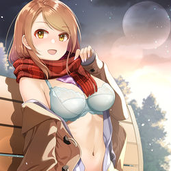 This is a pixiv picture whose title is 【190】「着込んでるから、大丈夫っしょ！」.