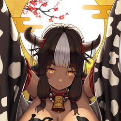 This is a pixiv picture whose title is 2021年賀イラスト.