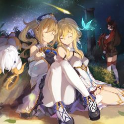 This is a pixiv picture whose title is 把之前糊的重新传了.