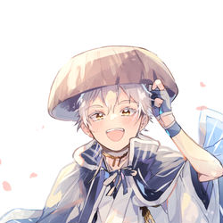 This is a pixiv picture whose title is 息災で.