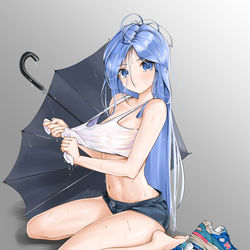 This is a pixiv picture whose title is Soaked.