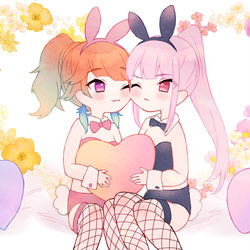 This is a pixiv picture whose title is 🐰.
