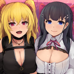 This is a pixiv picture whose title is どっちが好きなの？.