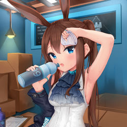 This is a pixiv picture whose title is 阿米婭.