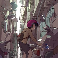 This is a pixiv picture whose title is 灰暗地帶 / グレーゾーン.