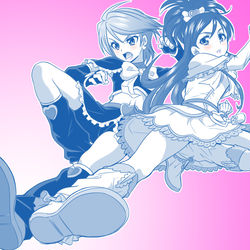 This is a pixiv picture whose title is 【至高の二人】.