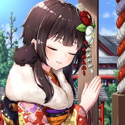 This is a pixiv picture whose title is あけおめぐみん2021.