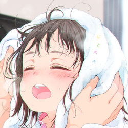 This is a pixiv picture whose title is お母さんにワシャワシャしてもらう子.
