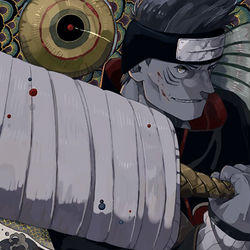 This is a pixiv picture whose title is 鬼鮫.