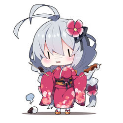 This is a pixiv picture whose title is お団子あかり。.