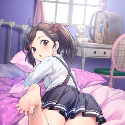 This is a pixiv picture whose title is ロリっ子（下着差分付き）.