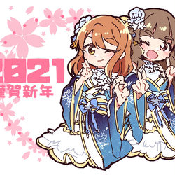 This is a pixiv picture whose title is 描き初め2021.