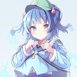 This is a pixiv picture whose title is 河城にとり.