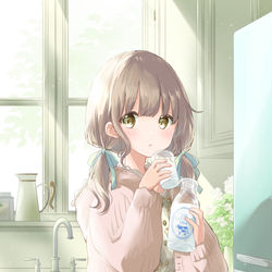 This is a pixiv picture whose title is グッドモ〜ニング.
