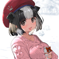 This is a pixiv picture whose title is ホルスタインちゃん.