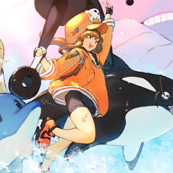 This is a pixiv picture whose title is メイちゃん.