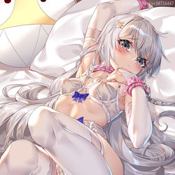 This is a pixiv picture whose title is 躺鸭.