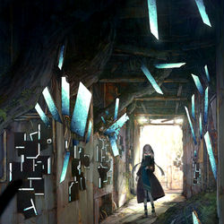 This is a pixiv picture whose title is 錆付くまで.