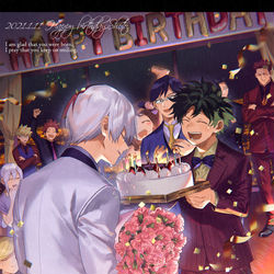 This is a pixiv picture whose title is きみが生まれた日に.
