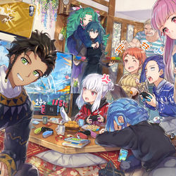This is a pixiv picture whose title is 金鹿学級のみんなでこたつで団欒.