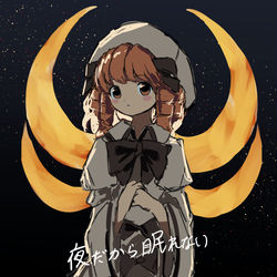 This is a pixiv picture whose title is 夜だから眠れない.