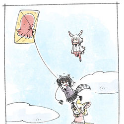 This is a pixiv picture whose title is 凧あげ.