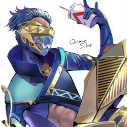 This is a pixiv picture whose title is オクタン.
