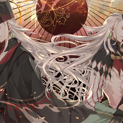 This is a pixiv picture whose title is 太陽はここに生まれ変わる.
