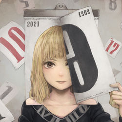 This is a pixiv picture whose title is 過去を破り捨てて.
