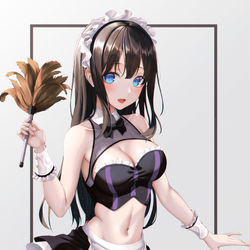 This is a pixiv picture whose title is MAID.