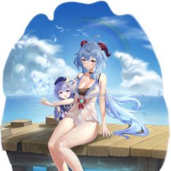 This is a pixiv picture whose title is 椰羊与77的日常.