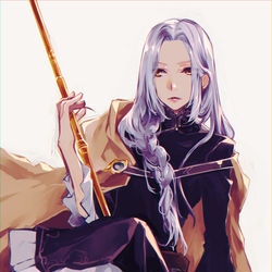 This is a pixiv picture whose title is フェルネスティーネ（女装.