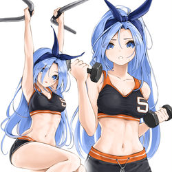 This is a pixiv picture whose title is Workout.