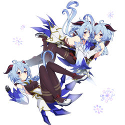 This is a pixiv picture whose title is いっぱい甘雨ちゃん.