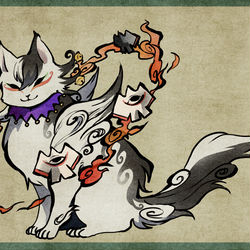 This is a pixiv picture whose title is 大神風擬獣化リンボまとめ.