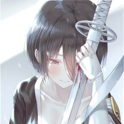 This is a pixiv picture whose title is 朽木ルキア.