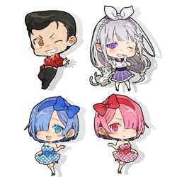 This is a pixiv picture whose title is リゼロSD.