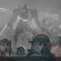 This is a pixiv picture whose title is モルカー.