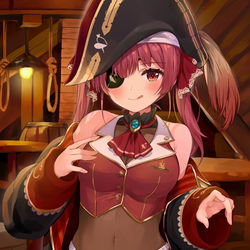 This is a pixiv picture whose title is 宝鐘マリン.