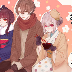 This is a pixiv picture whose title is あけおめSMC組.