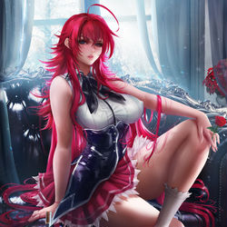 This is a pixiv picture whose title is Rias Gremory.